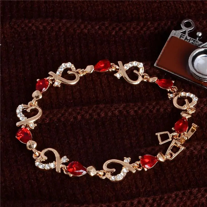 Rode Kristal Armband