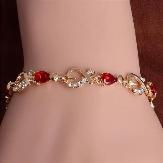 Rode Kristal Armband