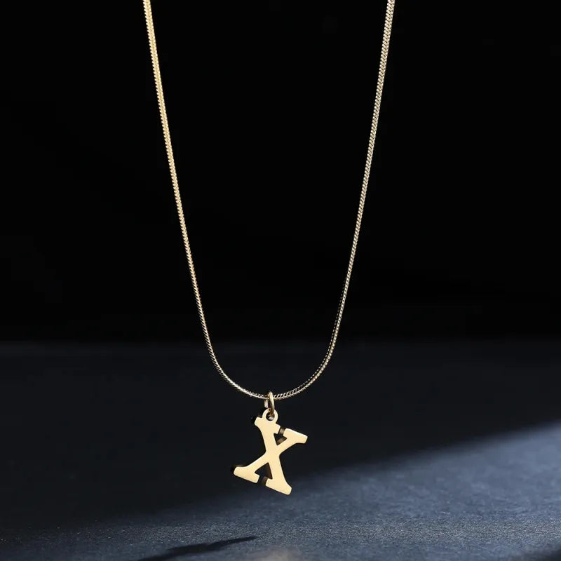 Trendy Ketting met Letter