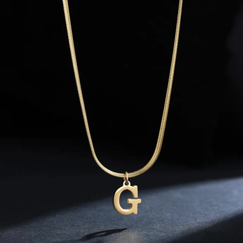 Trendy Ketting met Letter