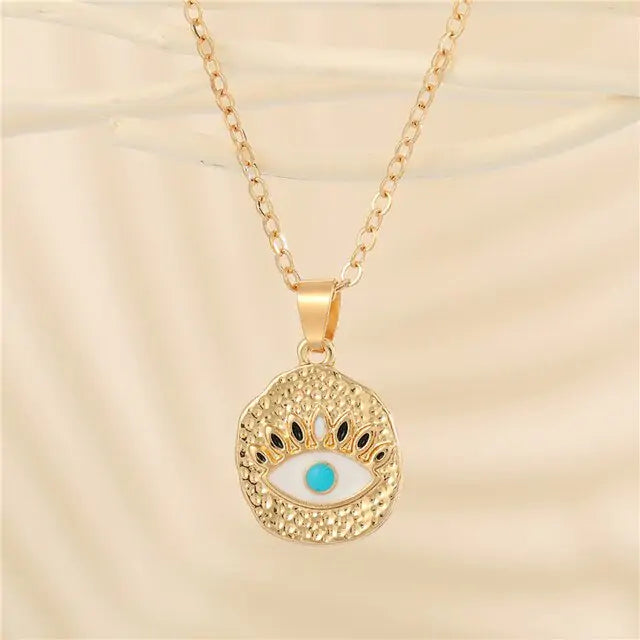 Ketting met Kristal Boze Oog