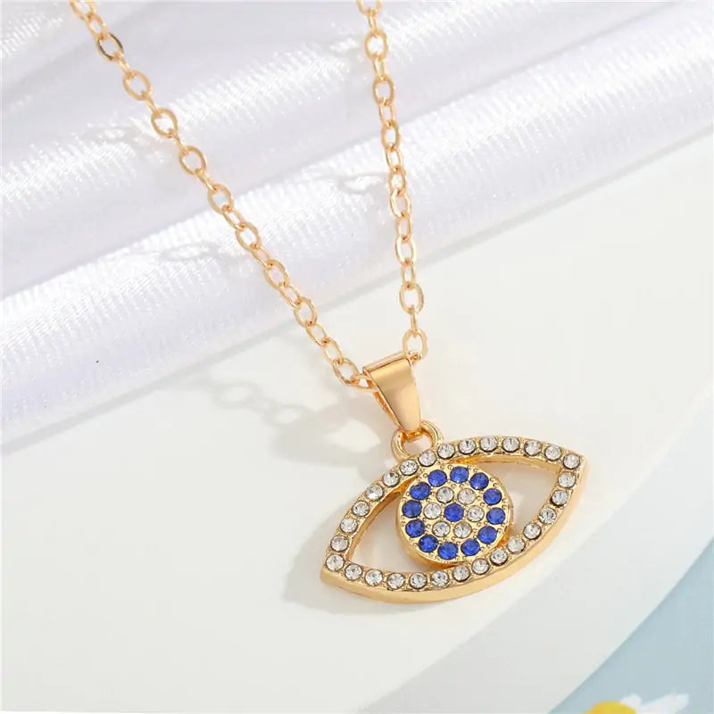 Ketting met Kristal Boze Oog
