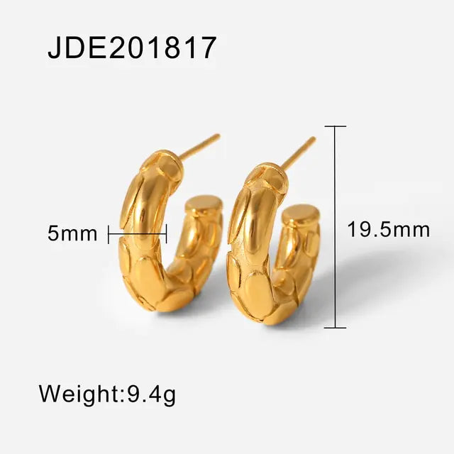 18K Gold Plated Oorbellen