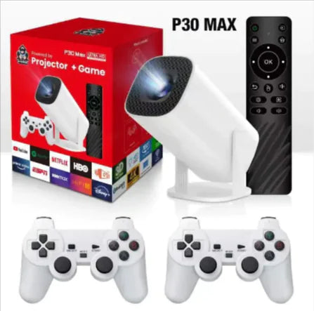 HD 4K Gaming Projector – Ultra-Clear & Smooth Display