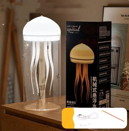 3D Zwevende Kwal Nachtlamp