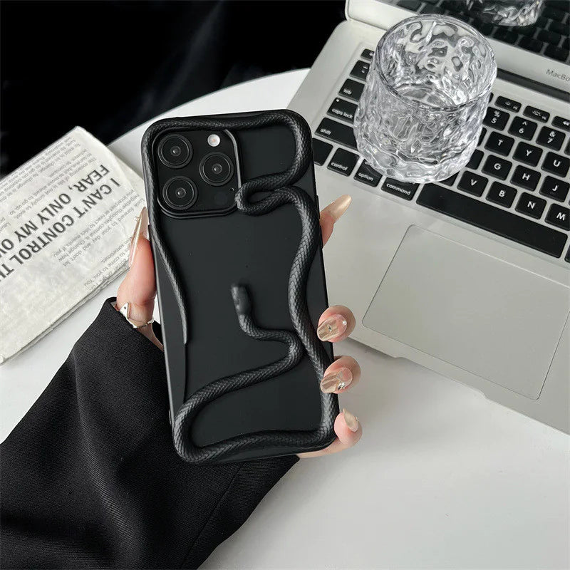 Glossy Snake Telefoonhoes I Phone