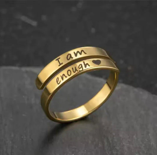 Verstelbare gouden ring