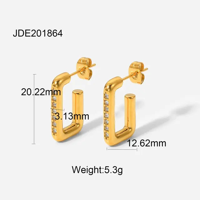 18K Gold Plated Oorbellen
