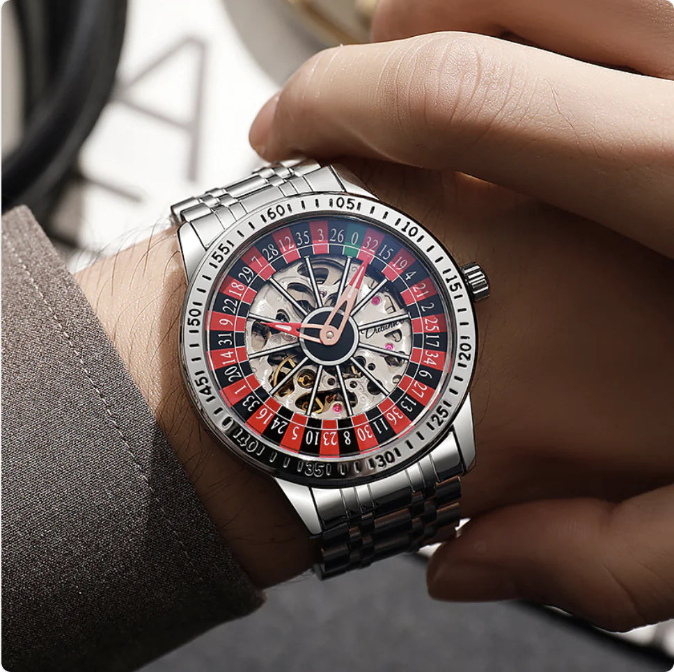 Heren Automatisch Waterproof Mechanisch Horloge