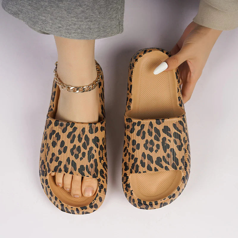 Dames Luipaard Slippers