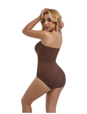 Vrouwelijke Jumpsuit met Afneembare Schouderband en Geïntegreerde String