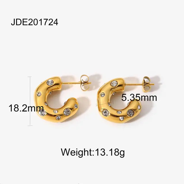 18K Gold Plated Oorbellen