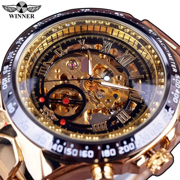 Mechanisch Sport Horloge voor Heren