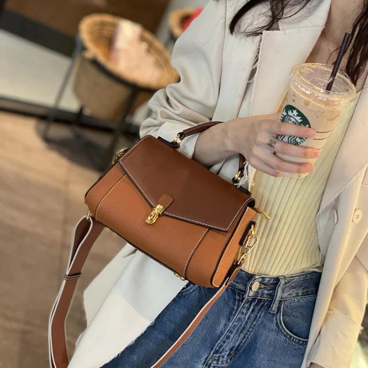 Dames Leder Crossbody Bag
