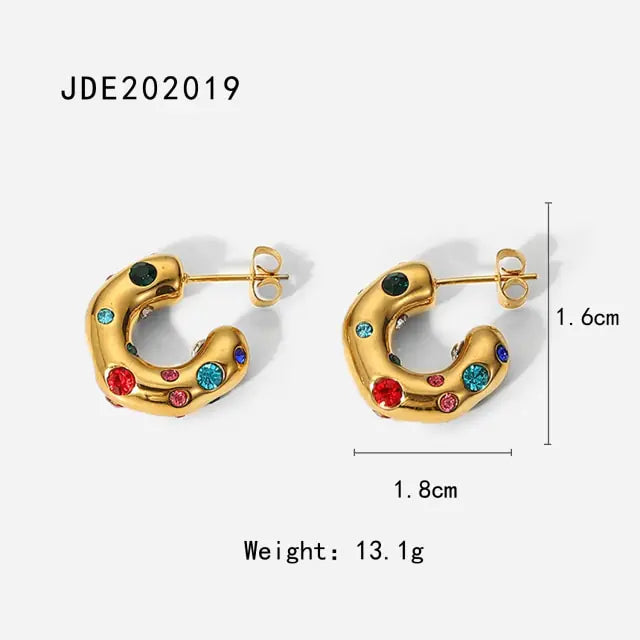 18K Gold Plated Oorbellen