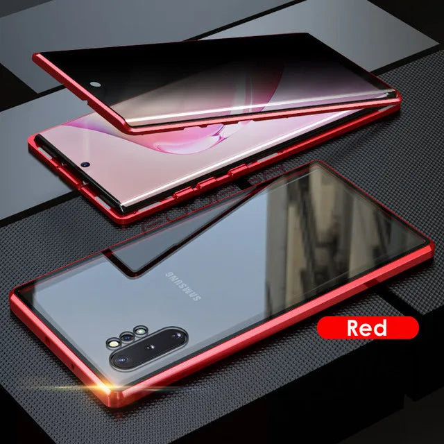 Full Privacy Protectie Magnetische Samsung Telefoonhoes