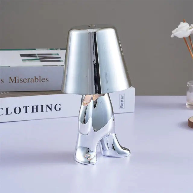 Goud Mannetje LED Touch Lamp