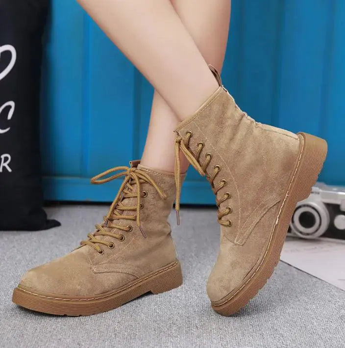Dames Suede Skinny Boots